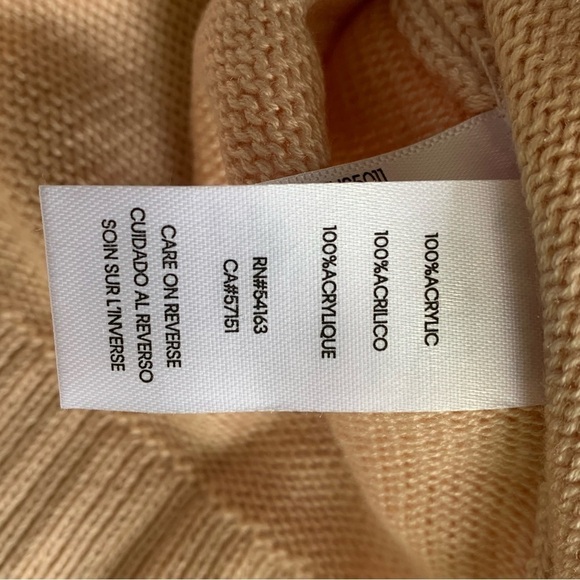 🆕 Calvin Klein Womens Cowl Pullover Sweater Size XL Blush - Picture 9 of 12